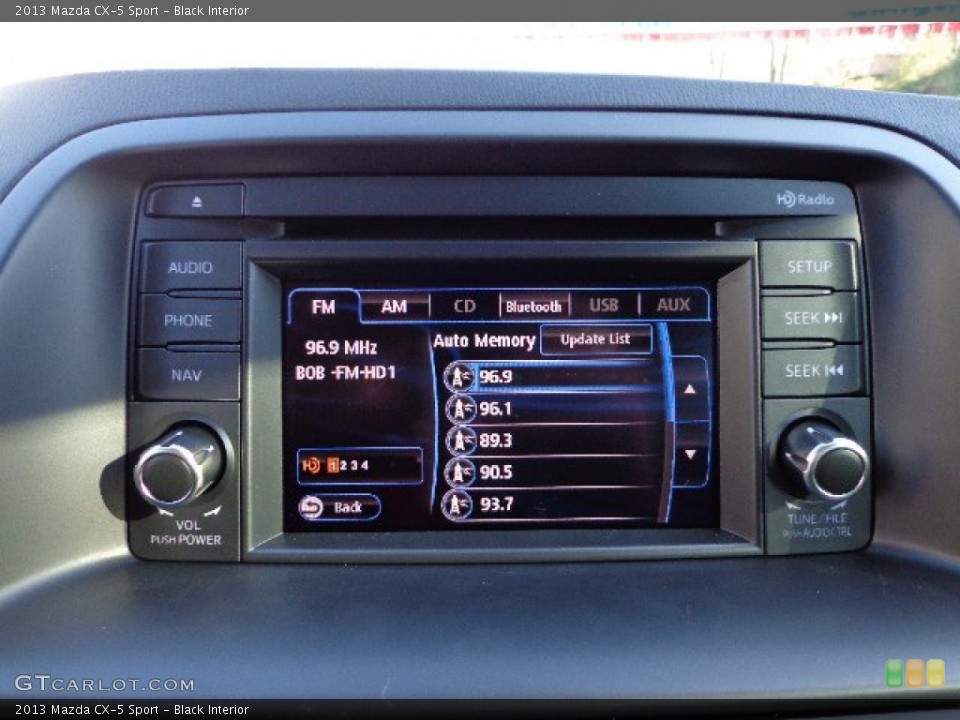Black Interior Controls for the 2013 Mazda CX-5 Sport #74003034