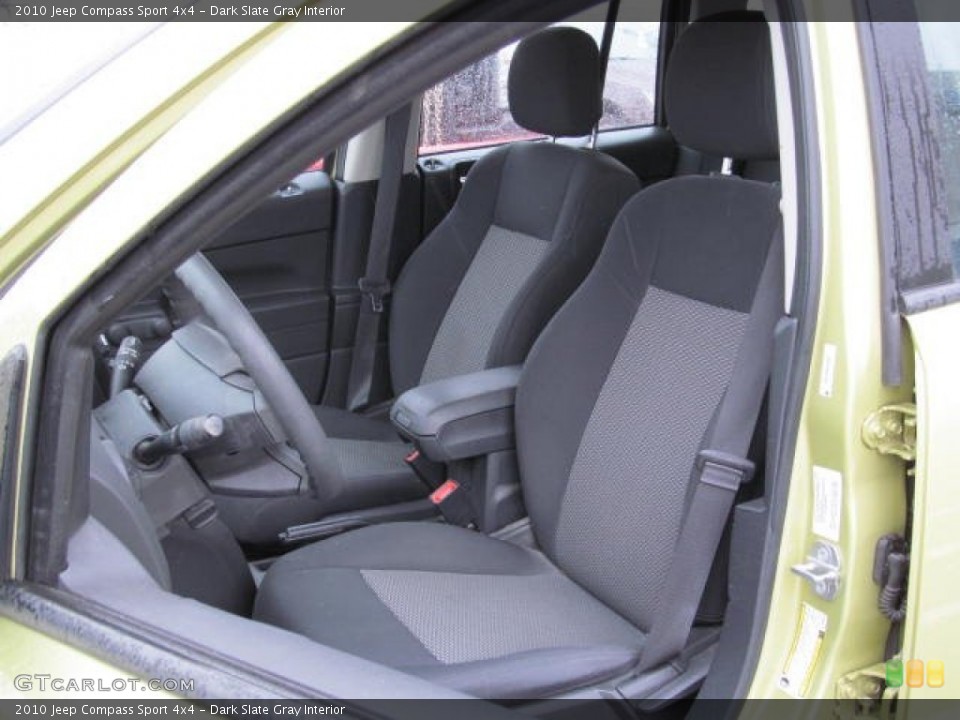 Dark Slate Gray Interior Photo for the 2010 Jeep Compass Sport 4x4 #74003388