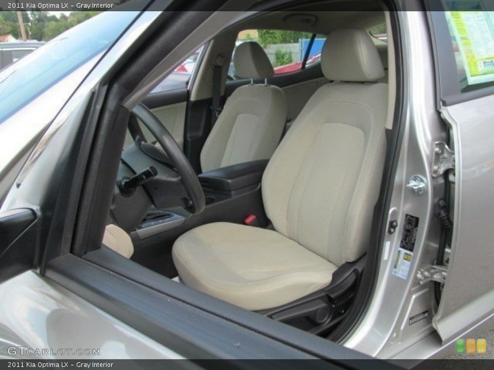 Gray Interior Front Seat for the 2011 Kia Optima LX #74004316
