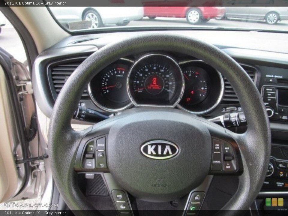 Gray Interior Steering Wheel for the 2011 Kia Optima LX #74004403