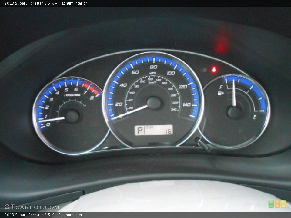 Platinum Interior Gauges for the 2013 Subaru Forester 2.5 X #74005314