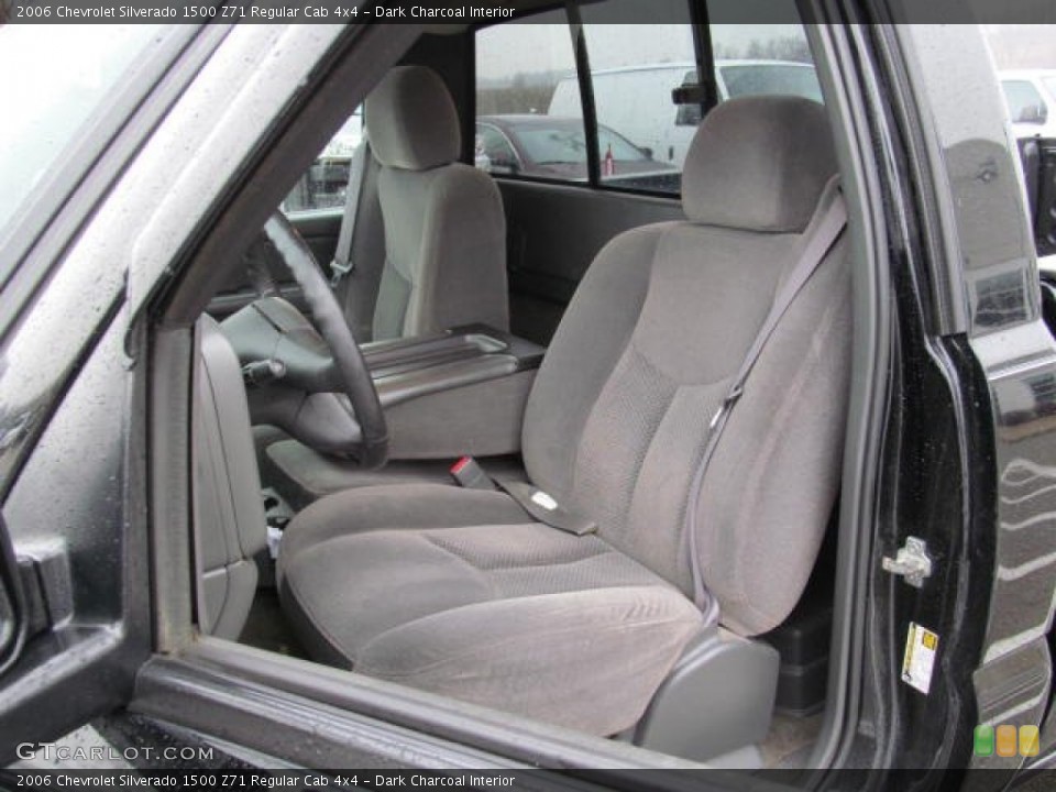 Dark Charcoal Interior Front Seat for the 2006 Chevrolet Silverado 1500 Z71 Regular Cab 4x4 #74006472