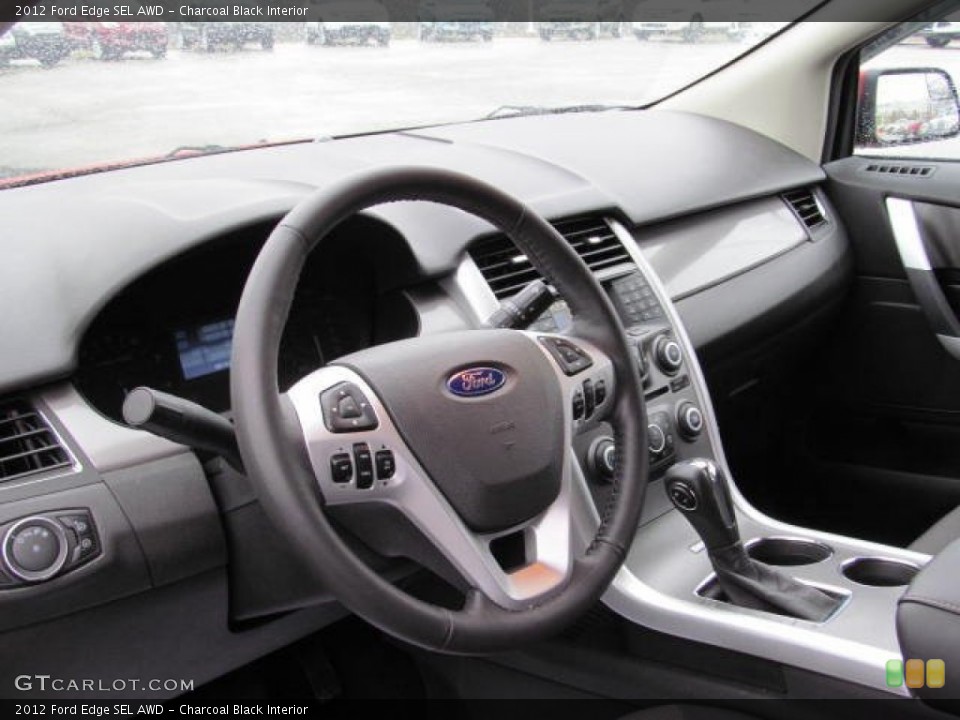 Charcoal Black Interior Dashboard for the 2012 Ford Edge SEL AWD #74007012