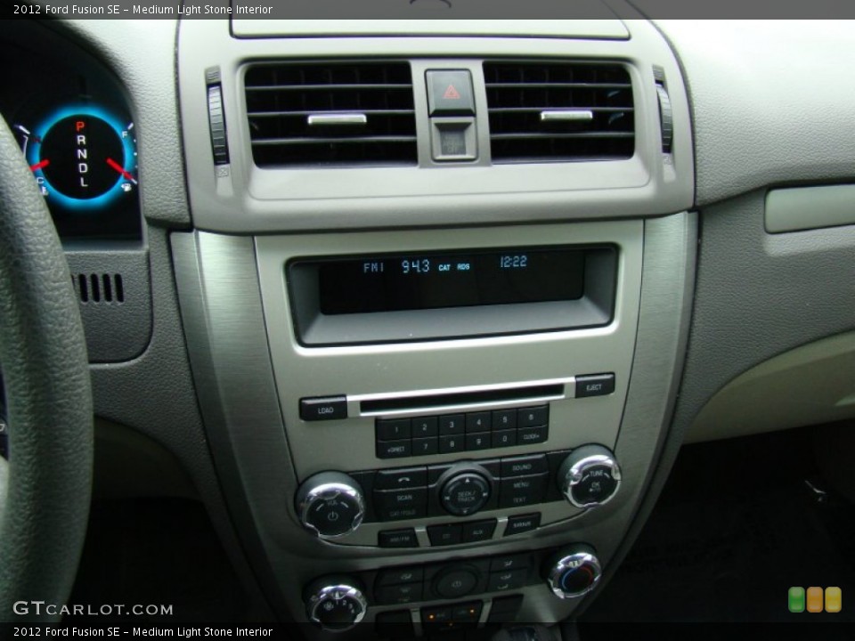 Medium Light Stone Interior Controls for the 2012 Ford Fusion SE #74008692