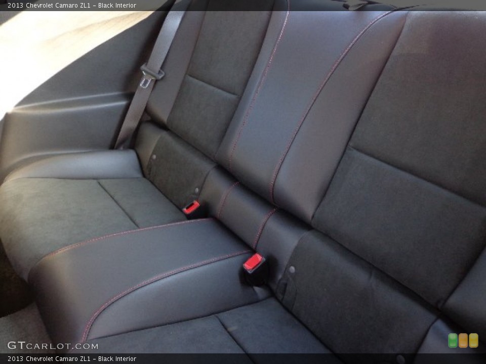 Black Interior Rear Seat for the 2013 Chevrolet Camaro ZL1 #74008803
