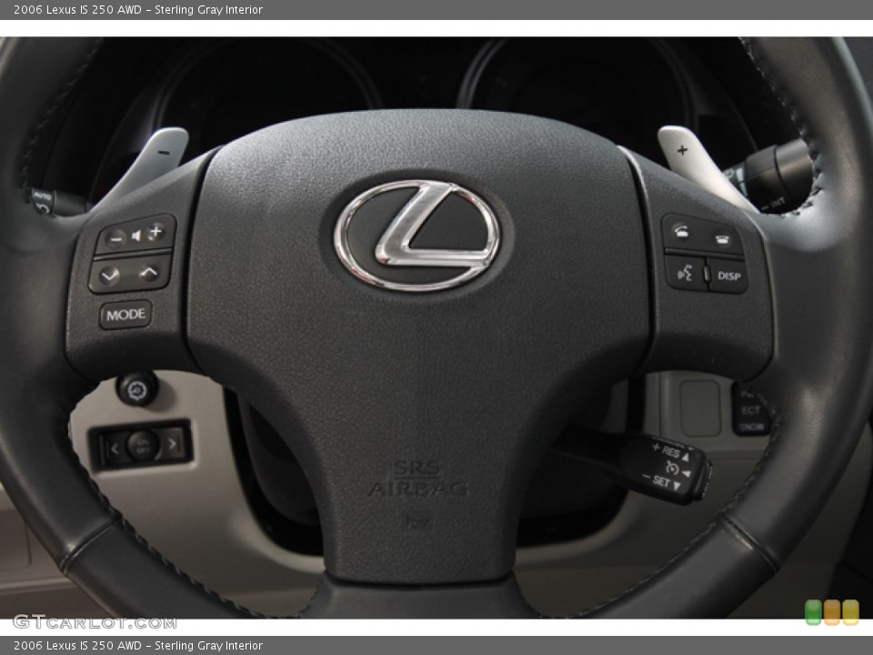 Sterling Gray Interior Controls for the 2006 Lexus IS 250 AWD #74009021
