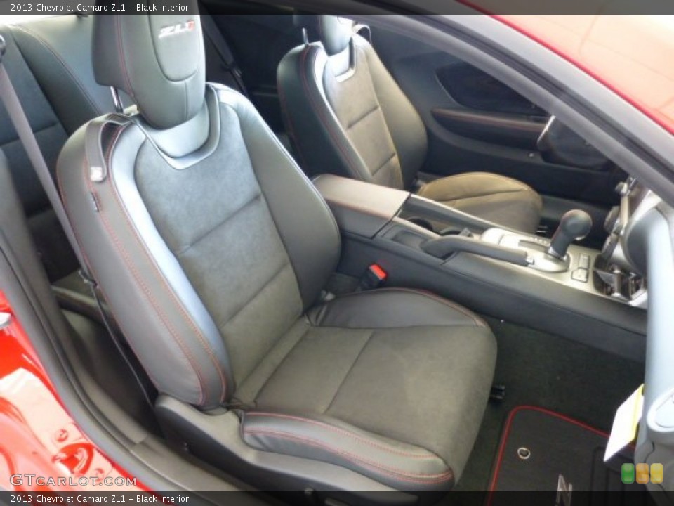 Black Interior Front Seat for the 2013 Chevrolet Camaro ZL1 #74009202