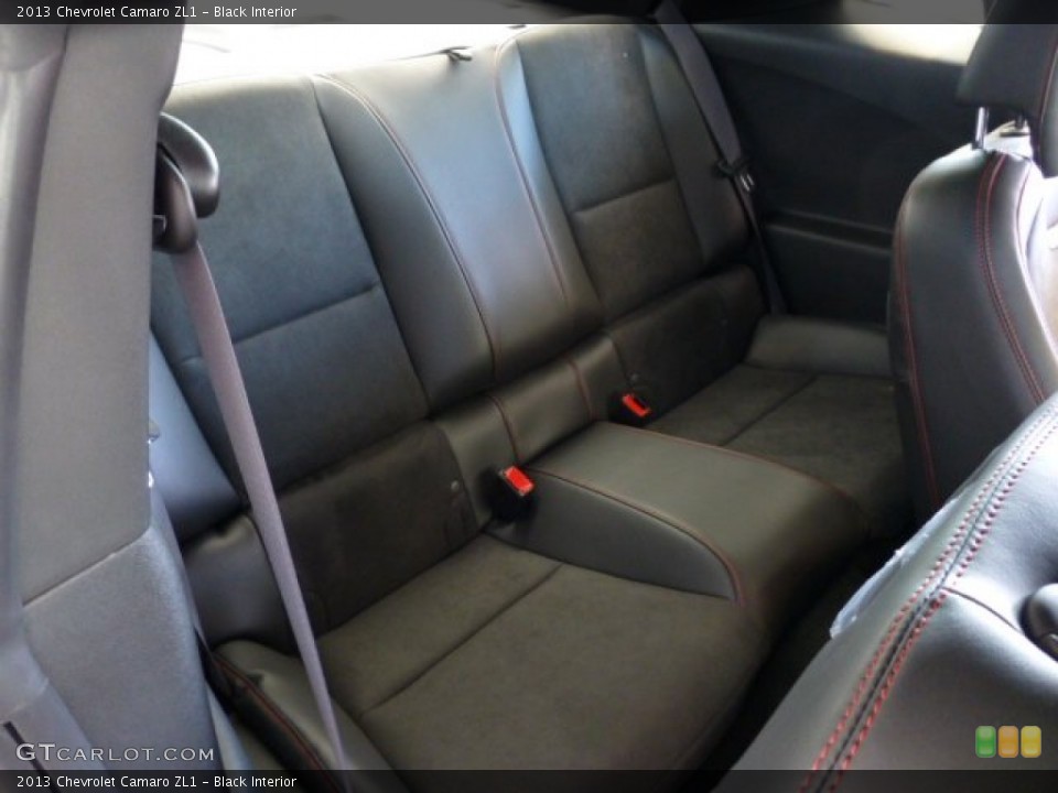 Black Interior Rear Seat for the 2013 Chevrolet Camaro ZL1 #74009219