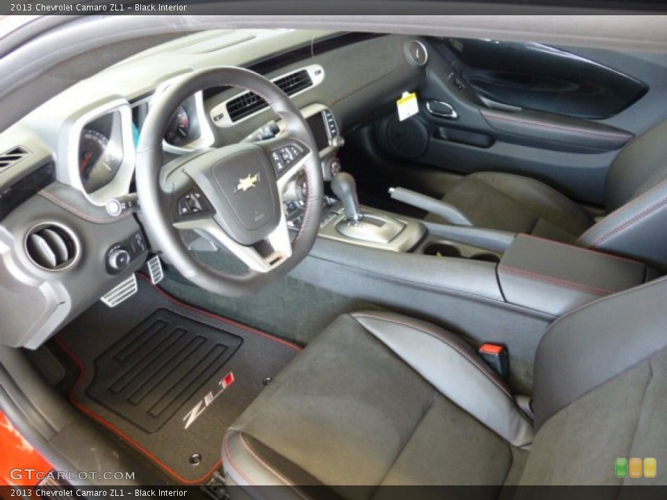 Black Interior Prime Interior for the 2013 Chevrolet Camaro ZL1 #74009262