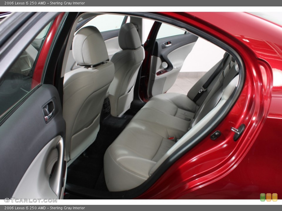 Sterling Gray Interior Rear Seat for the 2006 Lexus IS 250 AWD #74009397