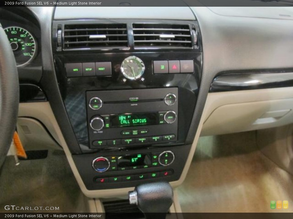 Medium Light Stone Interior Controls for the 2009 Ford Fusion SEL V6 #74009455