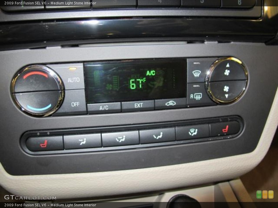 Medium Light Stone Interior Controls for the 2009 Ford Fusion SEL V6 #74009516
