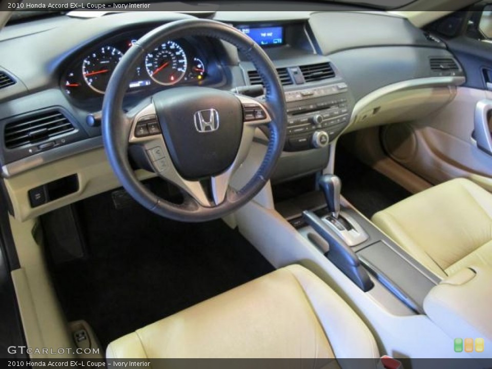 Ivory Interior Prime Interior for the 2010 Honda Accord EX-L Coupe #74010744