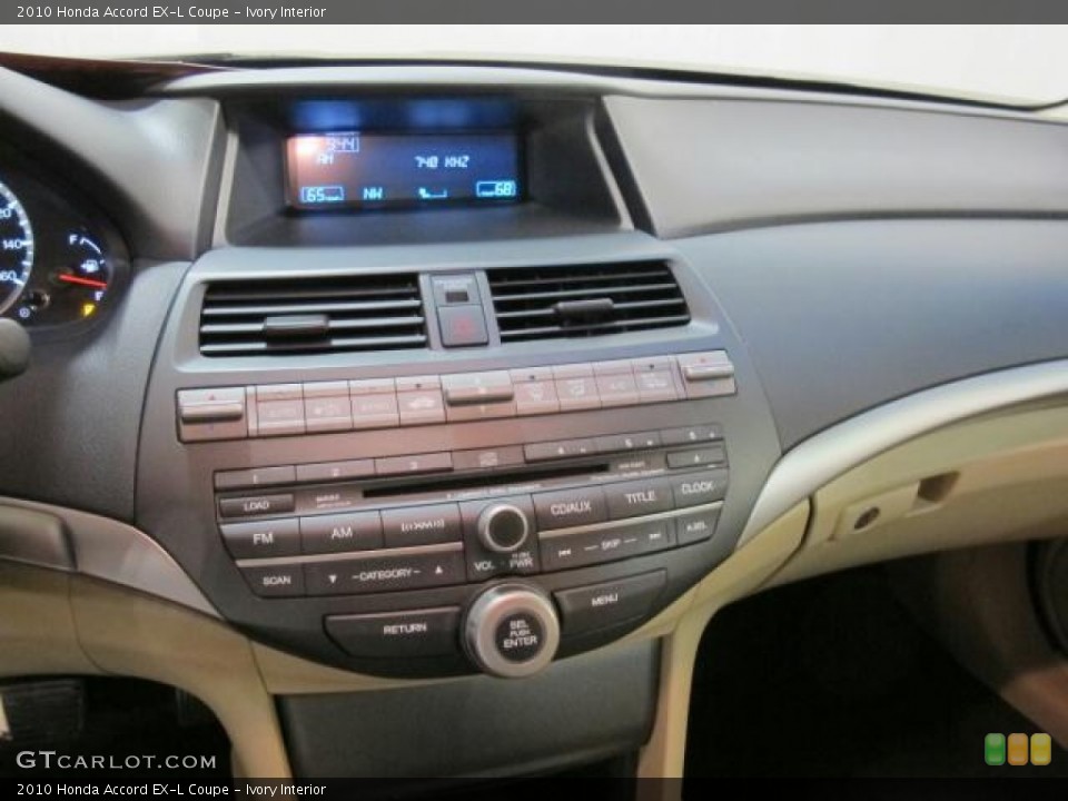 Ivory Interior Controls for the 2010 Honda Accord EX-L Coupe #74010843