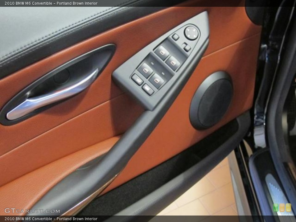 Portland Brown Interior Controls for the 2010 BMW M6 Convertible #74011275