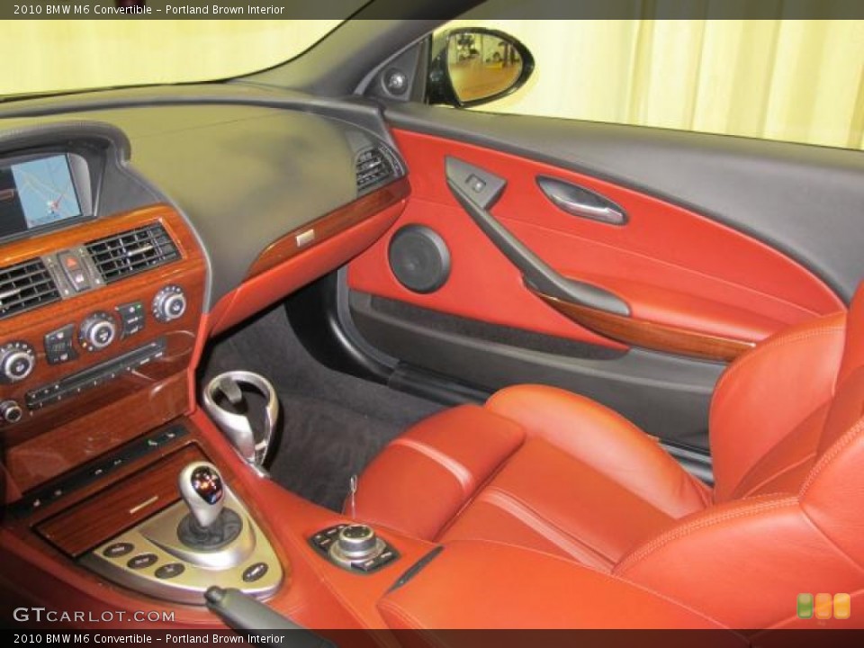 Portland Brown Interior Photo for the 2010 BMW M6 Convertible #74011333