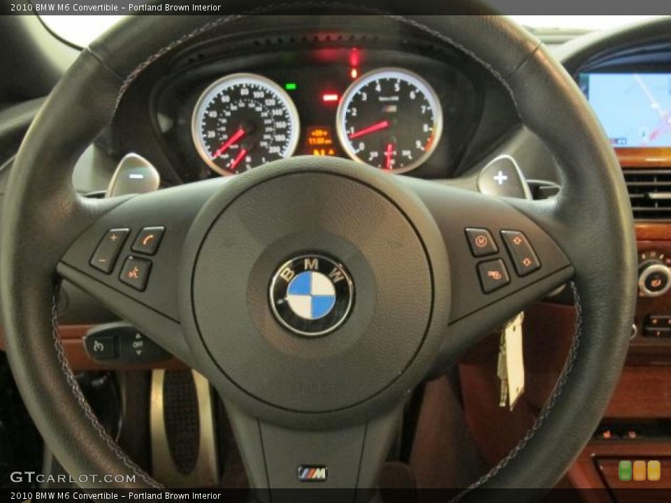 Portland Brown Interior Steering Wheel for the 2010 BMW M6 Convertible #74011470