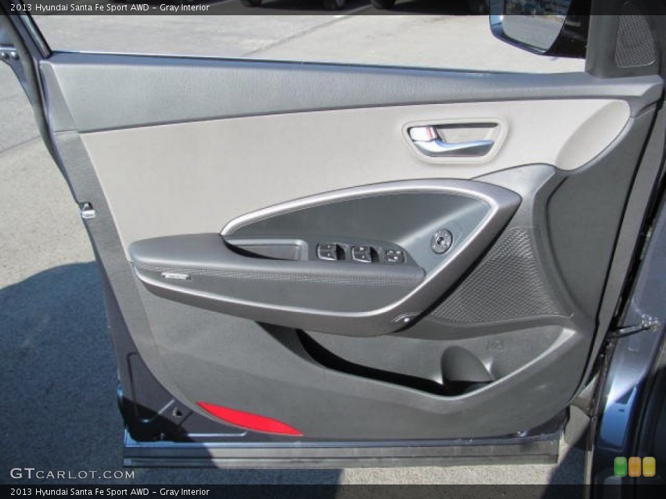 Gray Interior Door Panel for the 2013 Hyundai Santa Fe Sport AWD #74012056