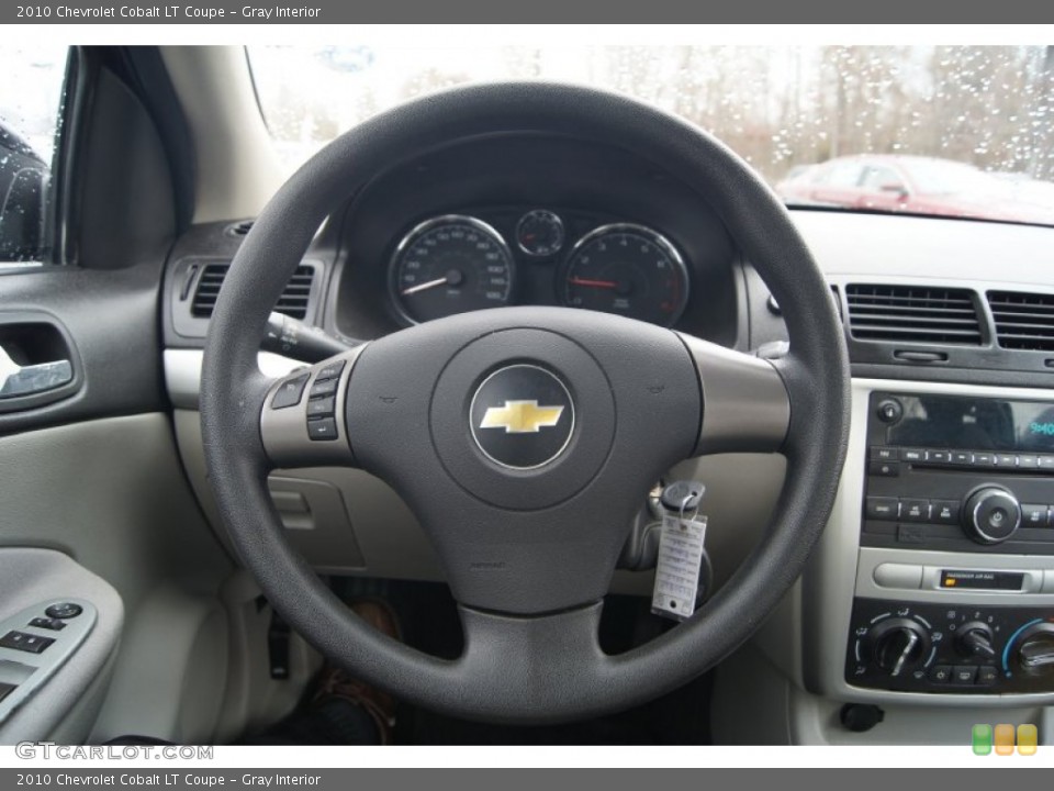 Gray Interior Steering Wheel for the 2010 Chevrolet Cobalt LT Coupe #74012157