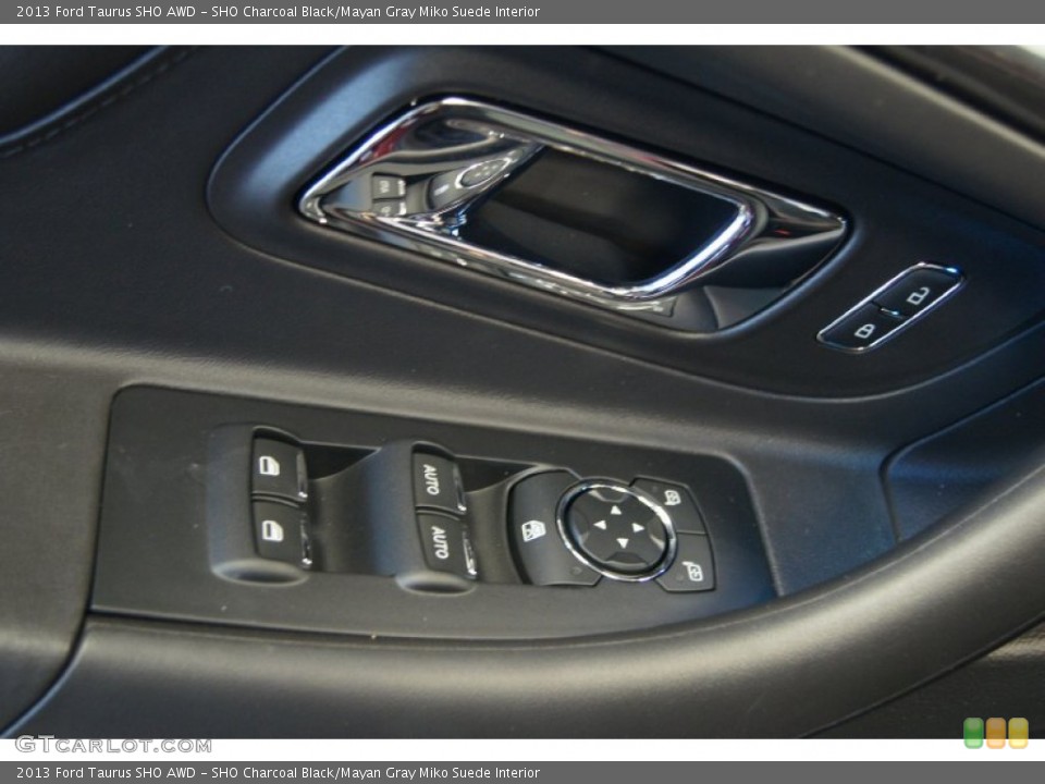 SHO Charcoal Black/Mayan Gray Miko Suede Interior Controls for the 2013 Ford Taurus SHO AWD #74012591