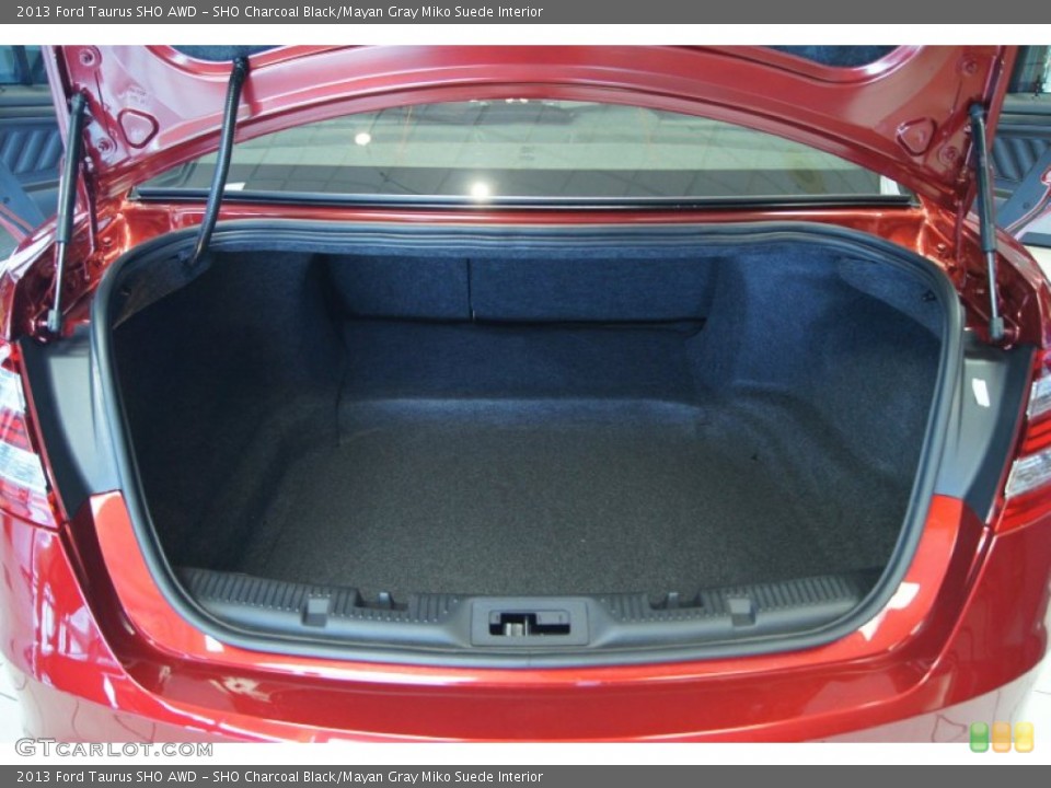 SHO Charcoal Black/Mayan Gray Miko Suede Interior Trunk for the 2013 Ford Taurus SHO AWD #74012685