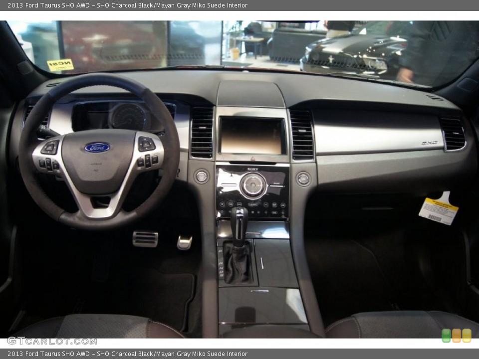 SHO Charcoal Black/Mayan Gray Miko Suede Interior Dashboard for the 2013 Ford Taurus SHO AWD #74012970
