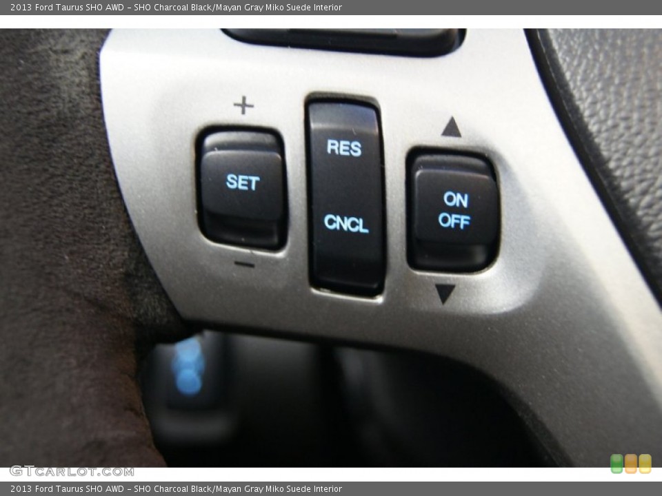SHO Charcoal Black/Mayan Gray Miko Suede Interior Controls for the 2013 Ford Taurus SHO AWD #74013232
