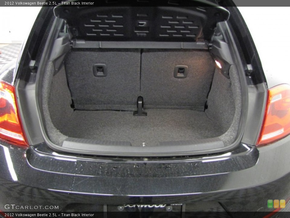 Titan Black Interior Trunk for the 2012 Volkswagen Beetle 2.5L #74013460