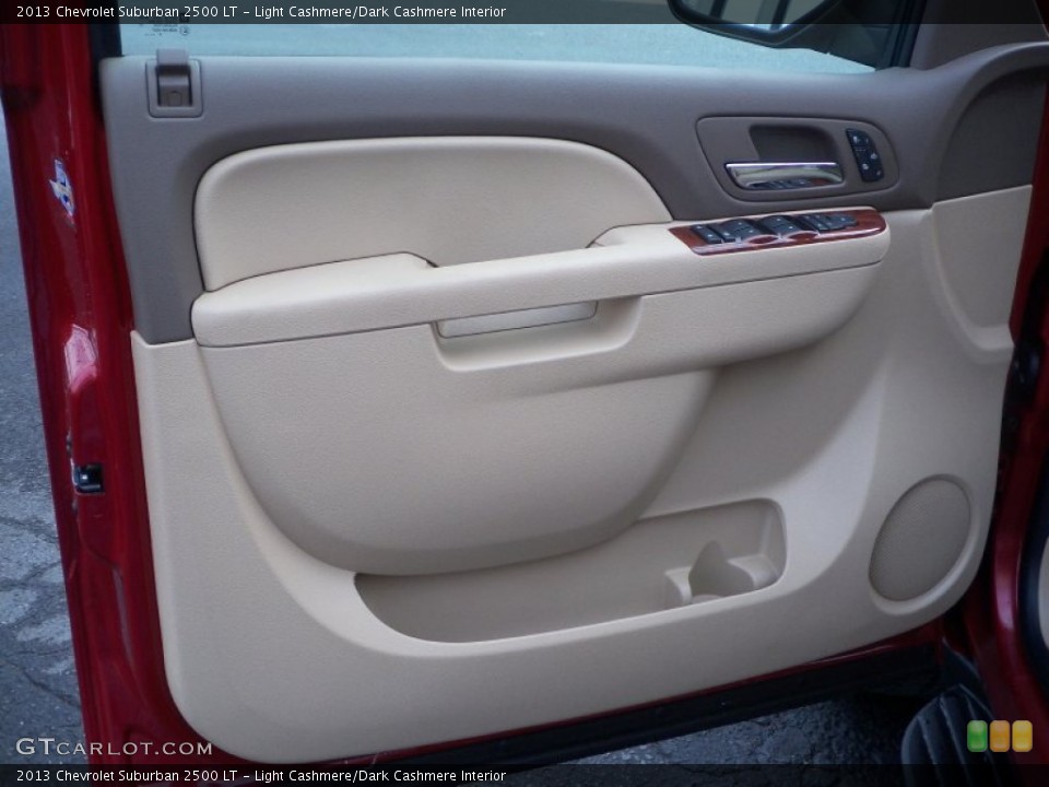 Light Cashmere/Dark Cashmere Interior Door Panel for the 2013 Chevrolet Suburban 2500 LT #74015883
