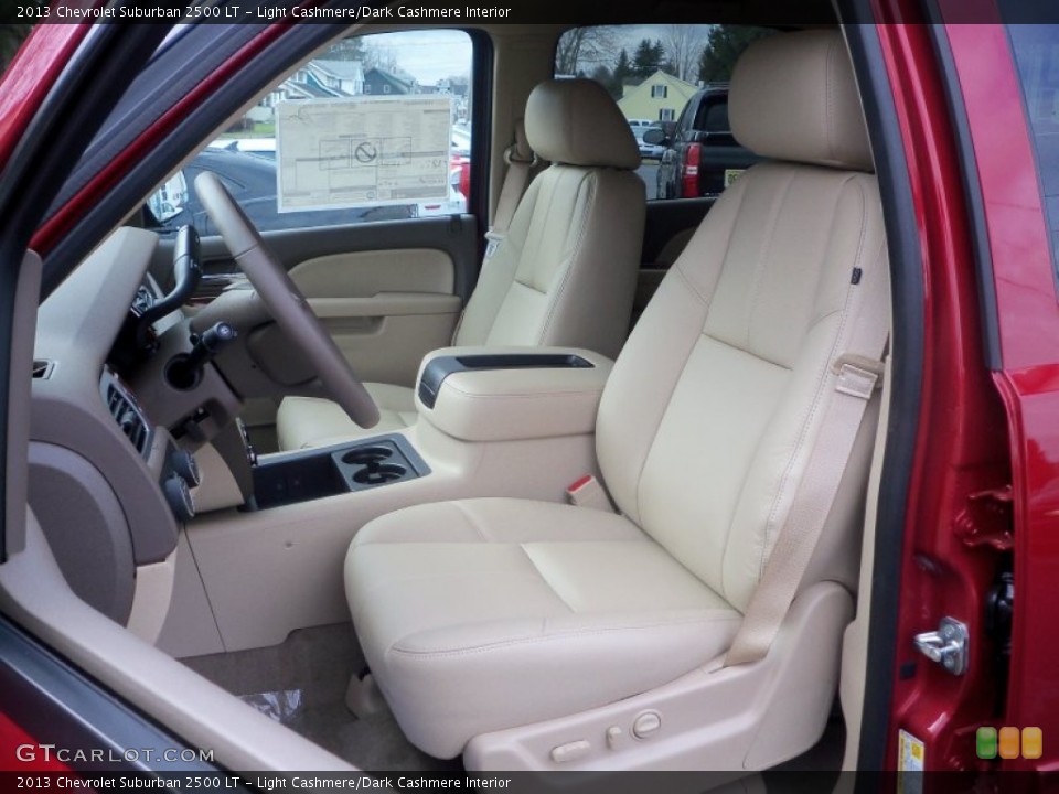 Light Cashmere/Dark Cashmere Interior Front Seat for the 2013 Chevrolet Suburban 2500 LT #74015905