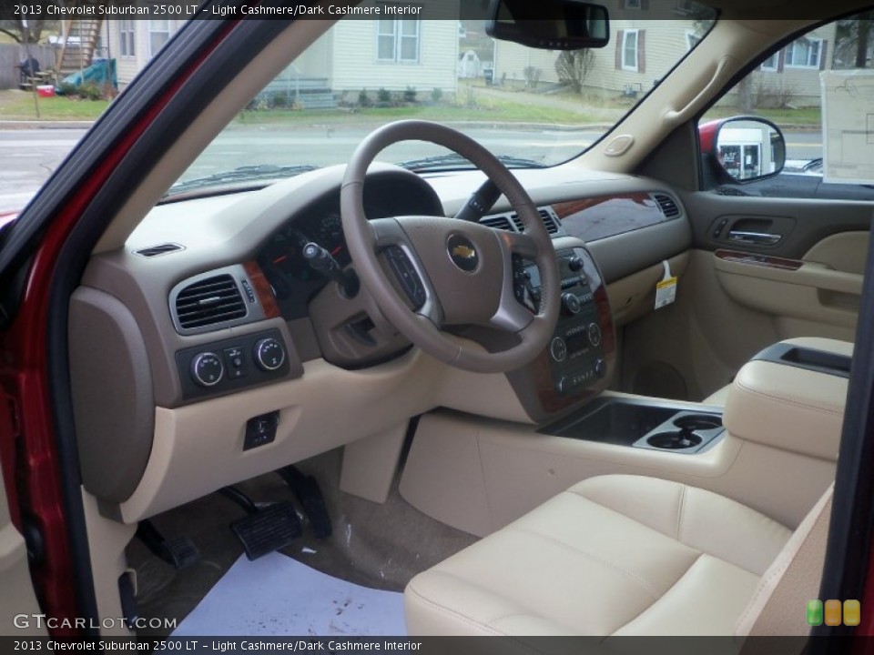 Light Cashmere/Dark Cashmere Interior Photo for the 2013 Chevrolet Suburban 2500 LT #74015925
