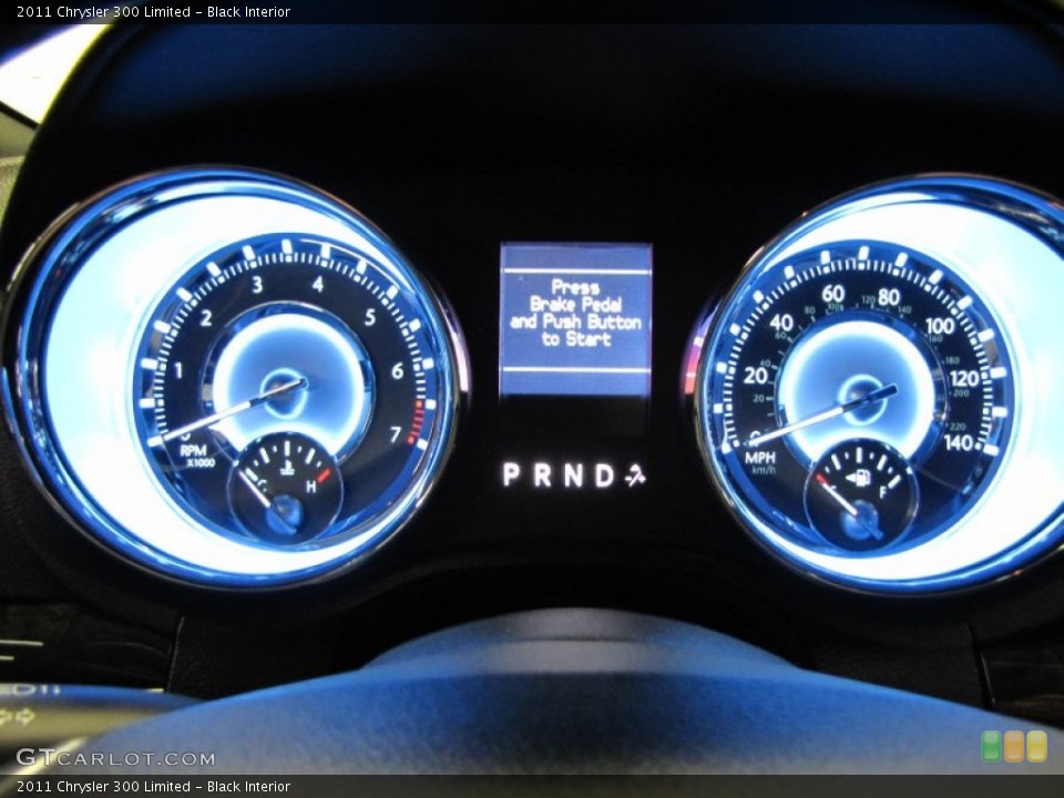Black Interior Gauges for the 2011 Chrysler 300 Limited #74015994