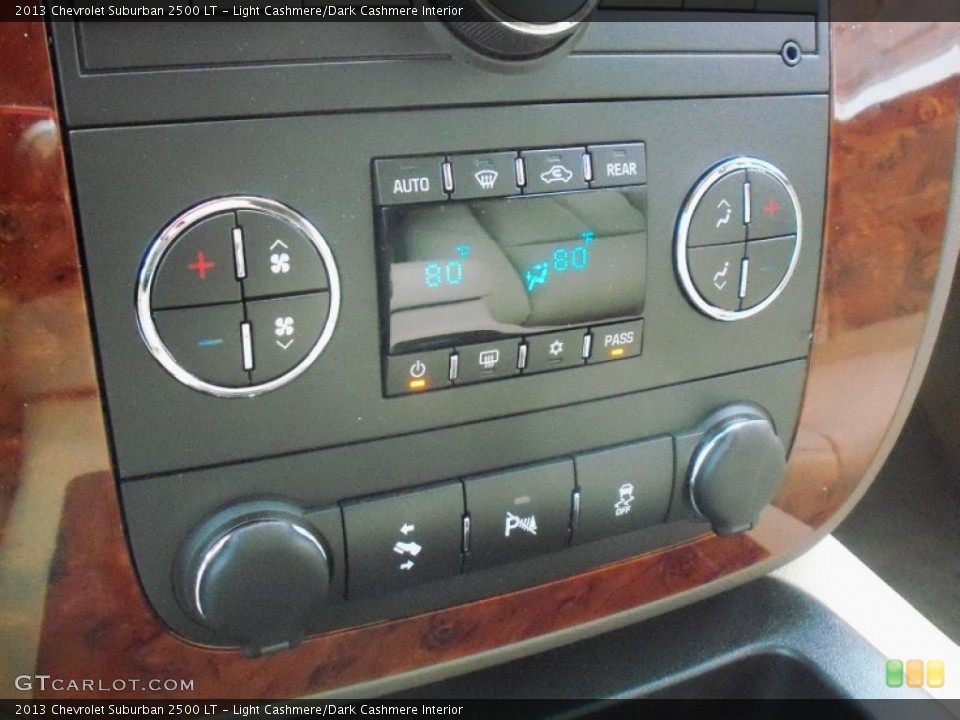 Light Cashmere/Dark Cashmere Interior Controls for the 2013 Chevrolet Suburban 2500 LT #74016033