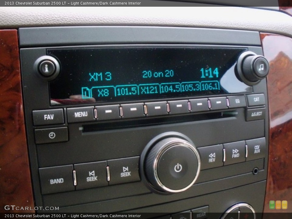 Light Cashmere/Dark Cashmere Interior Audio System for the 2013 Chevrolet Suburban 2500 LT #74016054