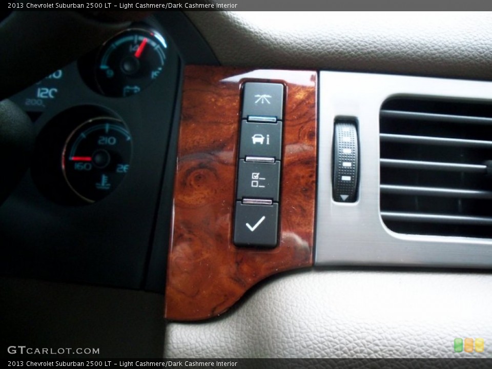 Light Cashmere/Dark Cashmere Interior Controls for the 2013 Chevrolet Suburban 2500 LT #74016140