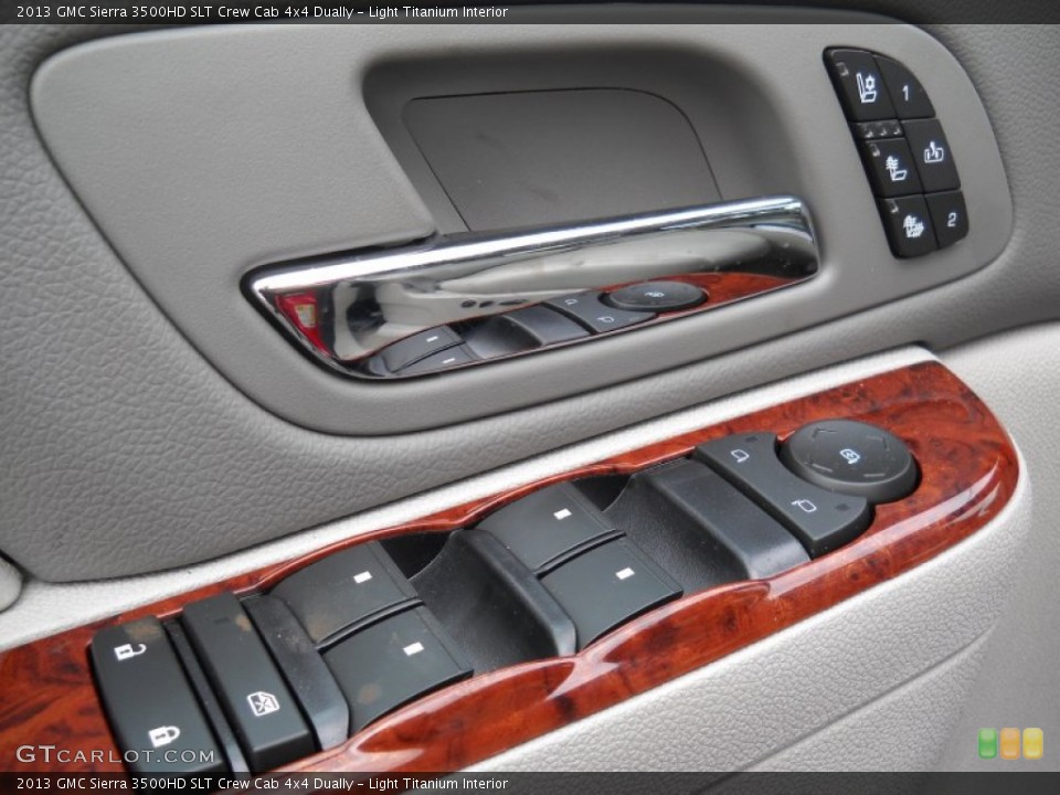 Light Titanium Interior Controls for the 2013 GMC Sierra 3500HD SLT Crew Cab 4x4 Dually #74017036
