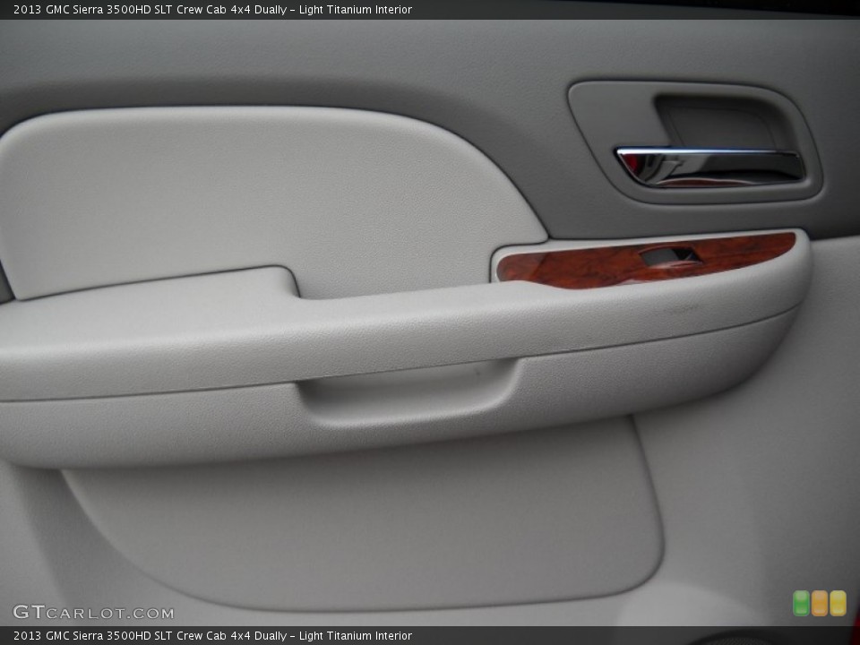 Light Titanium Interior Door Panel for the 2013 GMC Sierra 3500HD SLT Crew Cab 4x4 Dually #74017134