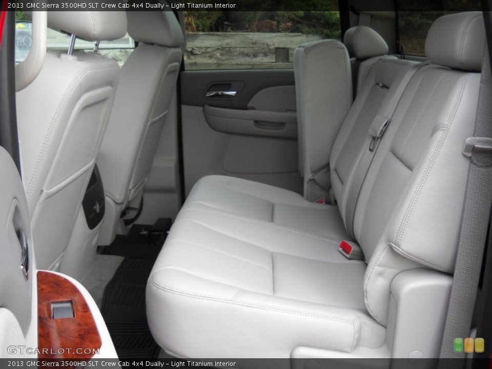 Light Titanium Interior Rear Seat for the 2013 GMC Sierra 3500HD SLT Crew Cab 4x4 Dually #74017155