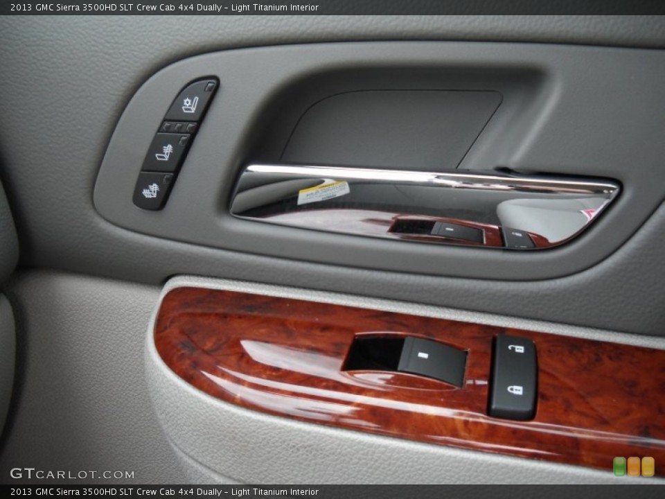 Light Titanium Interior Controls for the 2013 GMC Sierra 3500HD SLT Crew Cab 4x4 Dually #74017201
