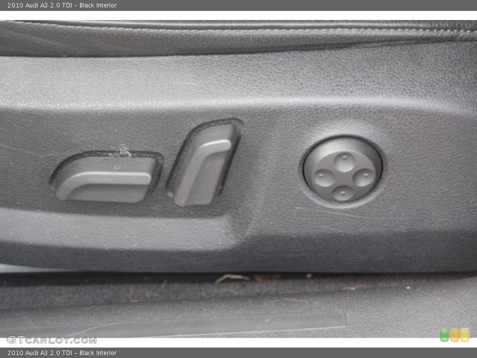 Black Interior Controls for the 2010 Audi A3 2.0 TDI #74018286