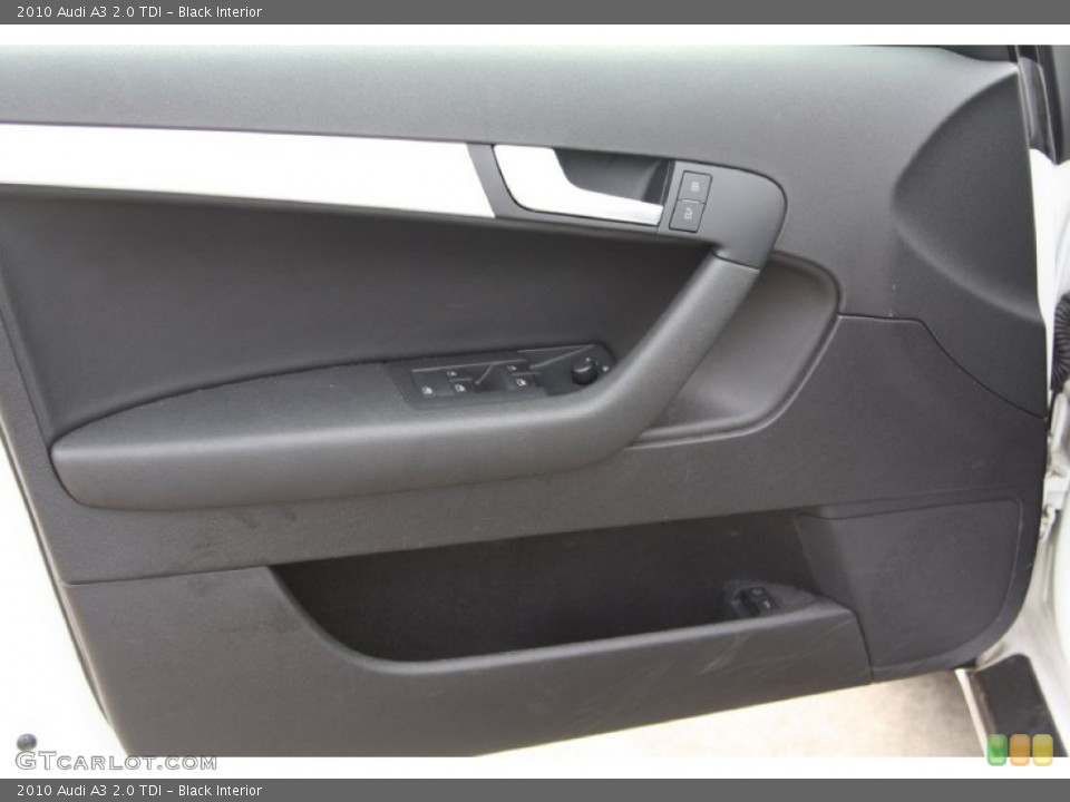 Black Interior Door Panel for the 2010 Audi A3 2.0 TDI #74018319