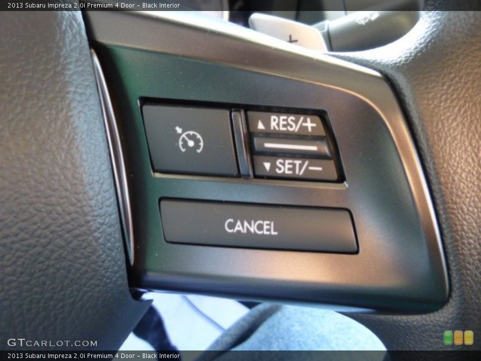 Black Interior Controls for the 2013 Subaru Impreza 2.0i Premium 4 Door #74021237