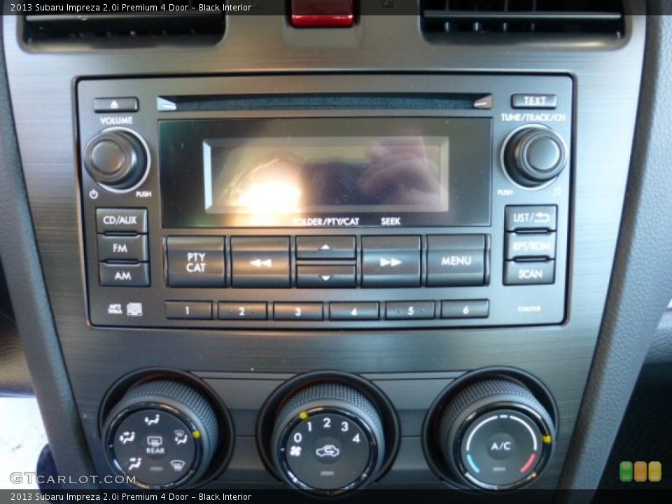 Black Interior Controls for the 2013 Subaru Impreza 2.0i Premium 4 Door #74021259