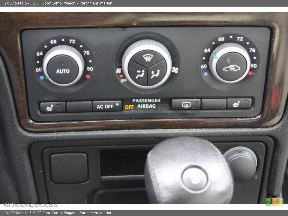 Parchment Interior Controls for the 2007 Saab 9-5 2.3T SportCombi Wagon #74021730