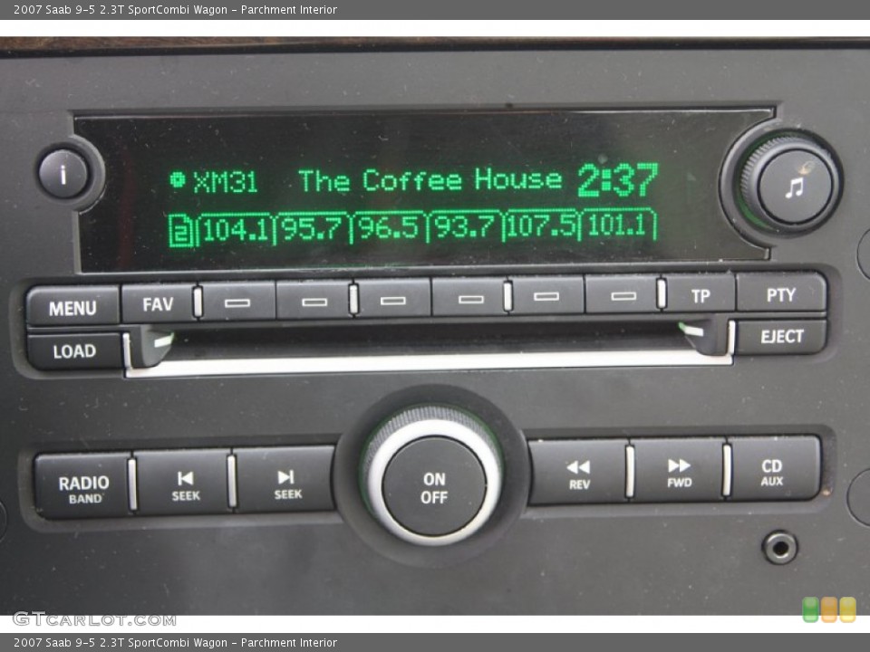 Parchment Interior Audio System for the 2007 Saab 9-5 2.3T SportCombi Wagon #74021742