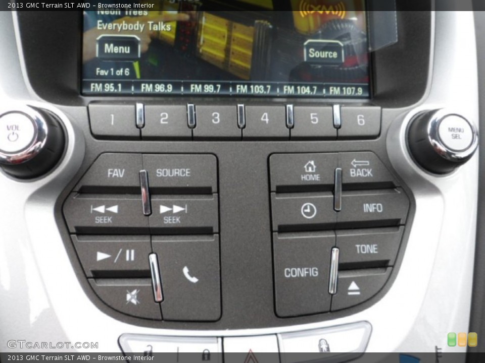 Brownstone Interior Controls for the 2013 GMC Terrain SLT AWD #74021745
