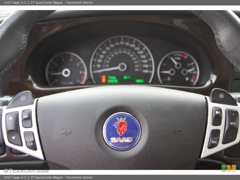 Parchment Interior Controls for the 2007 Saab 9-5 2.3T SportCombi Wagon #74021796