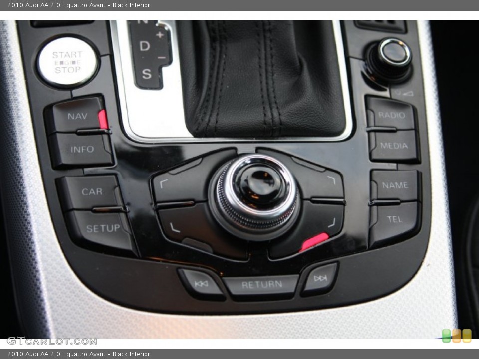Black Interior Controls for the 2010 Audi A4 2.0T quattro Avant #74022483