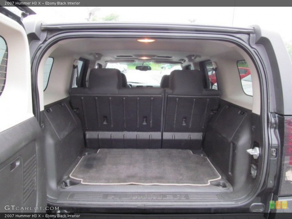 Ebony Black Interior Trunk for the 2007 Hummer H3 X #74022795