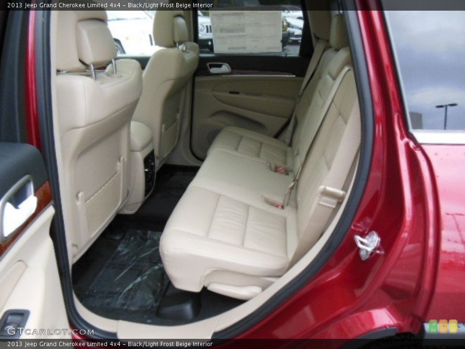 Black/Light Frost Beige Interior Rear Seat for the 2013 Jeep Grand Cherokee Limited 4x4 #74023869